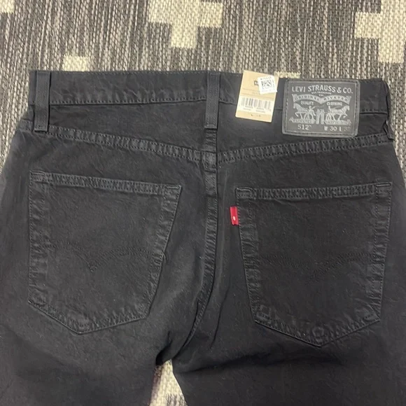 Levi’s Black 30X 32 Slim Taper BNWT Jeans - Picture 5 of 5